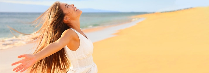 Pain Relief Ocala FL Woman On Beach